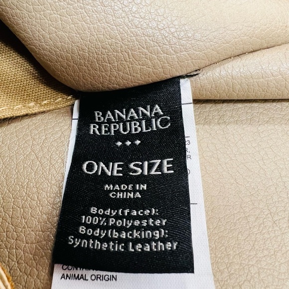 BANANA REPUBLIC WOMENS TAN SYNTHETIC LEATHER BAG - Picture 4 of 12